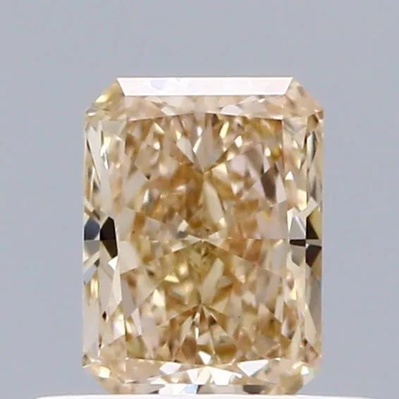 0.51ct Radiant Lab Grown Diamond (Colour Light Brownish Yellow, Clarity VS1, IGI Certified)