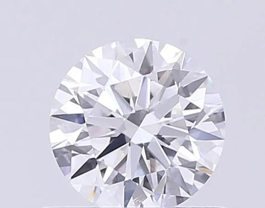 0.51ct Round Lab Grown Diamond (Colour E, Clarity VS1, Cut EX, IGI Certified)