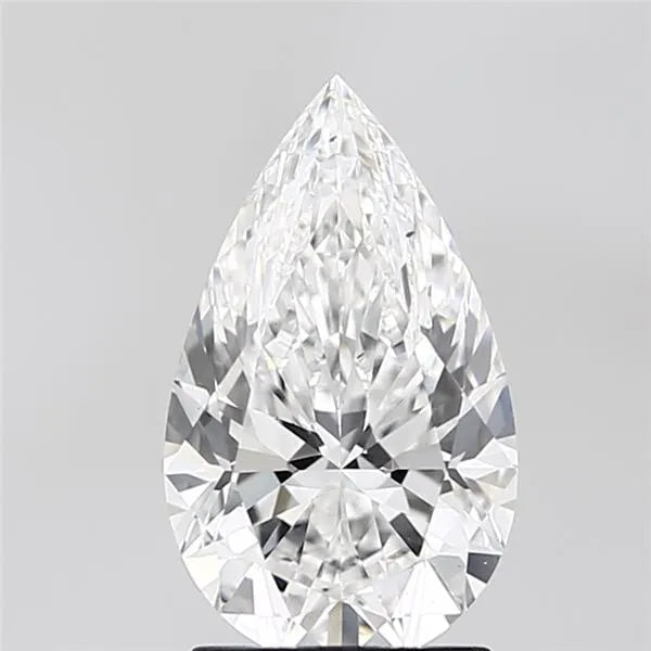 2.08ct Pear Lab Grown Diamond (Colour E, Clarity VS2, Cut EX, IGI Certified)
