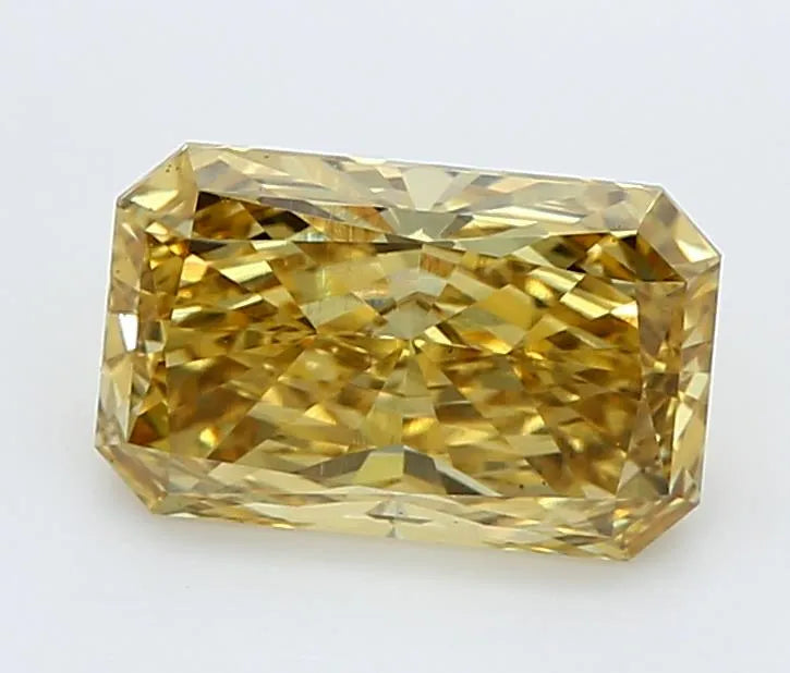 1.66ct Radiant Lab Grown Diamond (Colour Fancy Vivid Yellow, Clarity VS1, Cut GD, IGI Certified)