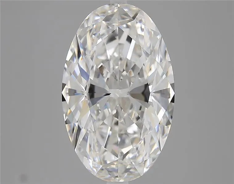 5.04ct Oval Lab Grown Diamond (Colour E, Clarity VVS1, IGI Certified)