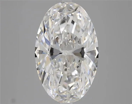 5.04ct Oval Lab Grown Diamond (Colour E, Clarity VVS1, IGI Certified)