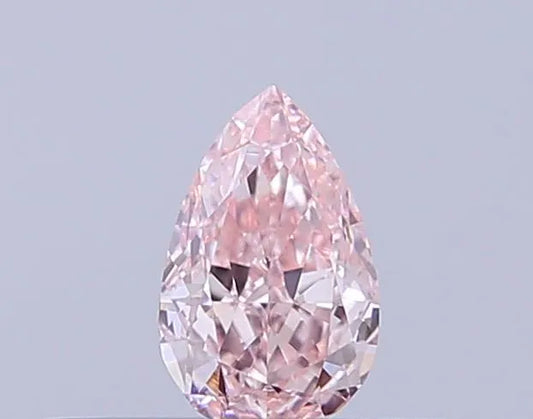 0.20ct Pear Lab Grown Diamond (Colour Fancy Pink, Clarity VVS2, IGI Certified)