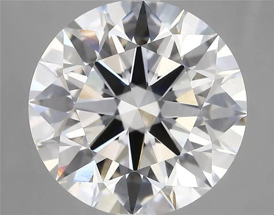 6.12ct Round Lab Grown Diamond (Colour D, Clarity VVS2, Cut ID, IGI Certified)