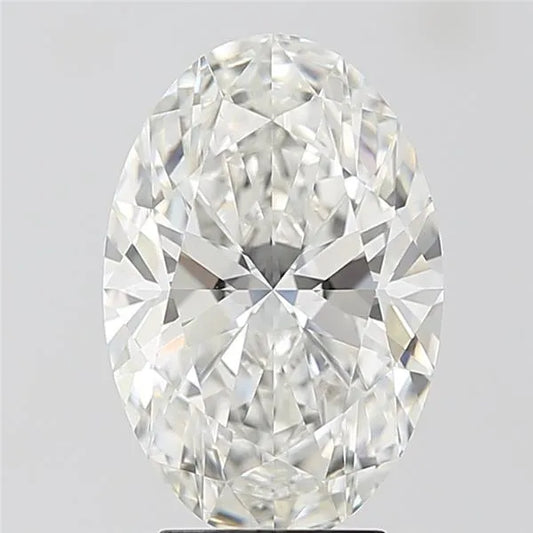 4.07ct Oval Lab Grown Diamond (Colour G, Clarity VVS2, Cut EX, IGI Certified)