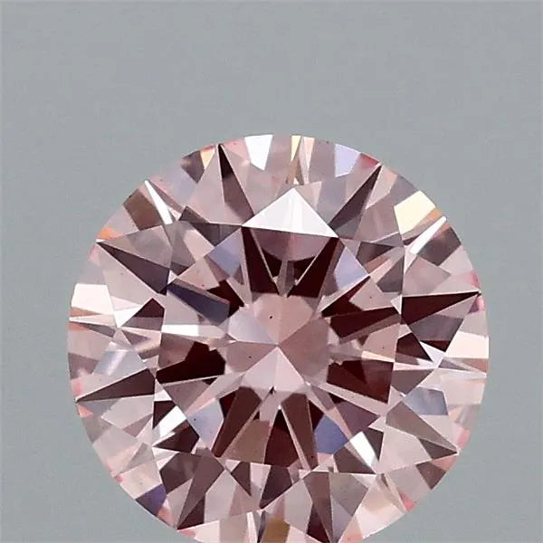 1.02ct Round Lab Grown Diamond (Colour Fancy Intense Pink, Clarity VS1, Cut EX, IGI Certified)