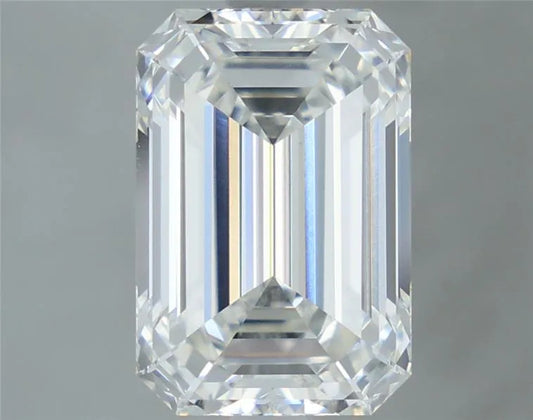 4.06ct Emerald Lab Grown Diamond (Colour F, Clarity VS1, IGI Certified)