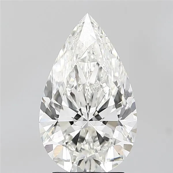 3.05ct Pear Lab Grown Diamond (Colour G, Clarity VVS2, Cut EX, IGI Certified)