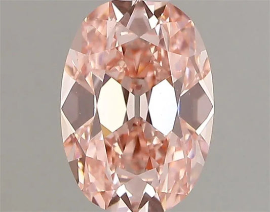 1.08ct Oval Lab Grown Diamond (Colour Fancy Intense Pink, Clarity VS1, IGI Certified)
