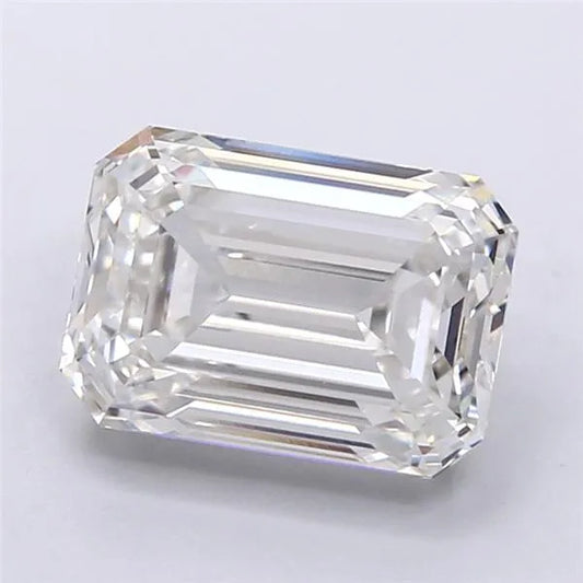 3.04ct Emerald Lab Grown Diamond (Colour F, Clarity VVS2, IGI Certified)