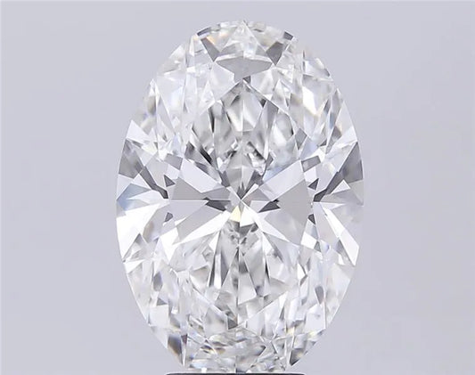 6.08ct Oval Lab Grown Diamond (Colour F, Clarity VVS2, IGI Certified)