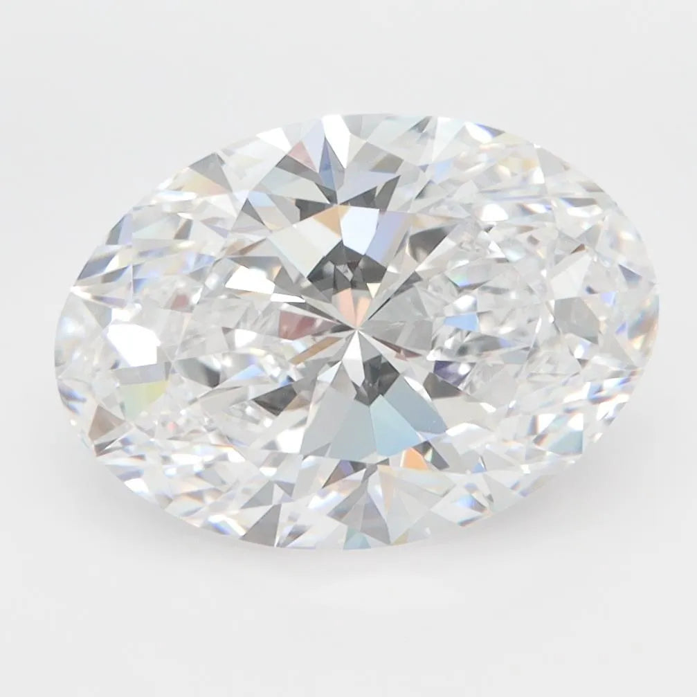 3.53ct Oval Lab Grown Diamond (Colour D, Clarity VVS1, GIA Certified)