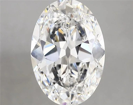 4.00ct Oval Lab Grown Diamond (Colour D, Clarity VVS2, IGI Certified)