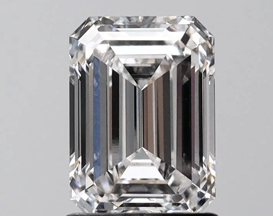 1.51ct Emerald Lab Grown Diamond (Colour F, Clarity VS1, IGI Certified)