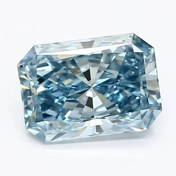 1.00ct Radiant Lab Grown Diamond (Colour Fancy Vivid Blue, Clarity VVS2, IGI Certified)