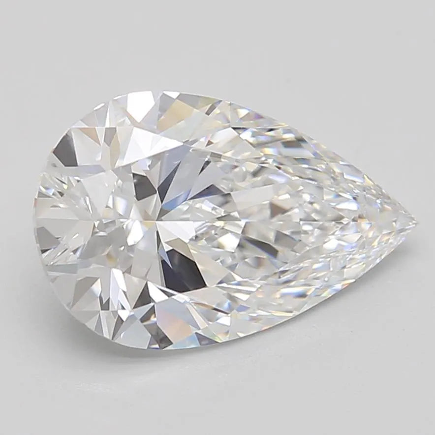 2.86ct Pear Lab Grown Diamond (Colour D, Clarity VVS1, GIA Certified)