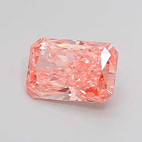 1.51ct Radiant Lab Grown Diamond (Colour Fancy Vivid Pink, Clarity VS1, IGI Certified)