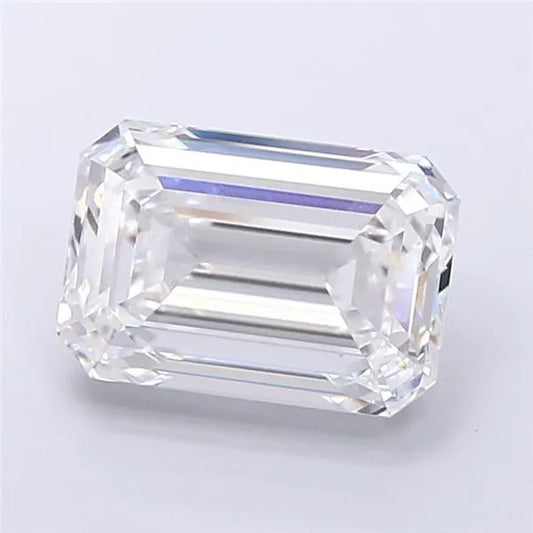 5.30ct Emerald Lab Grown Diamond (Colour E, Clarity VVS2, IGI Certified)