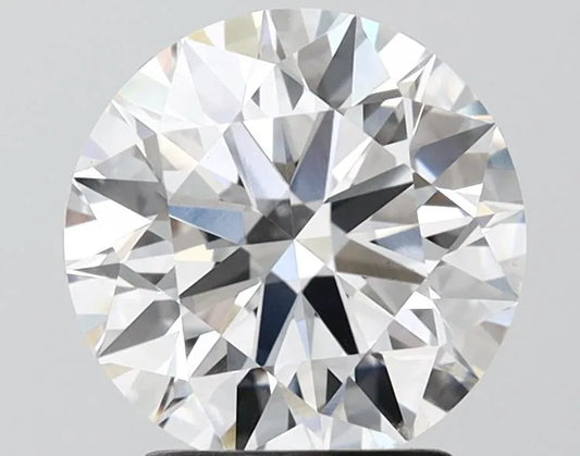 2.57ct Round Lab Grown Diamond (Colour D, Clarity VS1, Cut ID, IGI Certified)