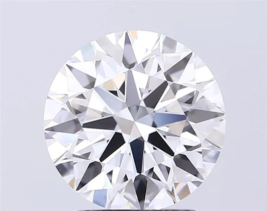 2.65ct Round Lab Grown Diamond (Colour D, Clarity IF, Cut ID, IGI Certified)