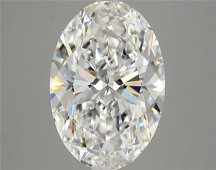 3.76ct Oval Lab Grown Diamond (Colour D, Clarity VVS2, IGI Certified)