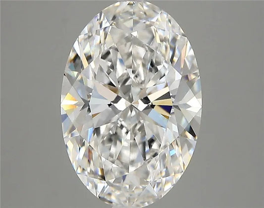 3.76ct Oval Lab Grown Diamond (Colour D, Clarity VVS2, IGI Certified)