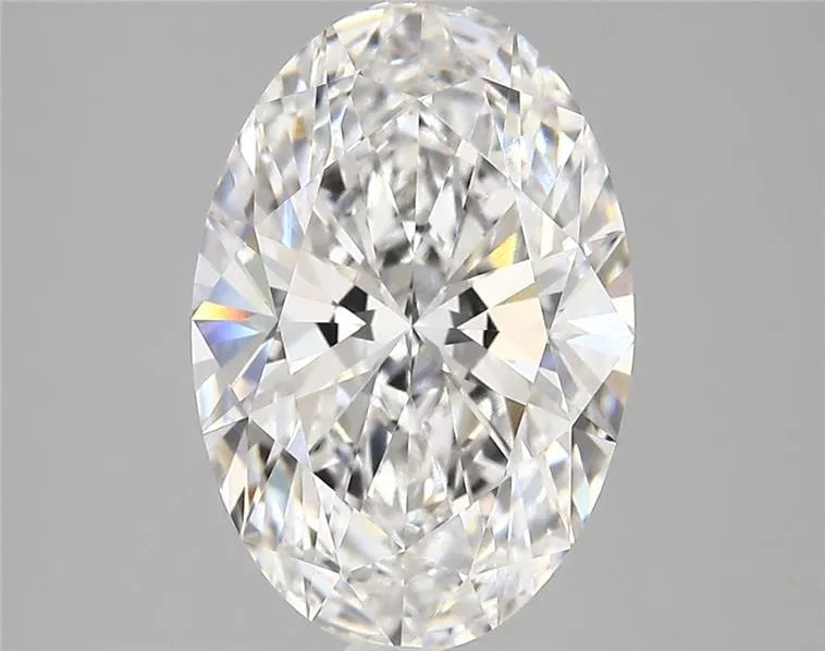 3.72ct Oval Lab Grown Diamond (Colour D, Clarity VVS2, IGI Certified)