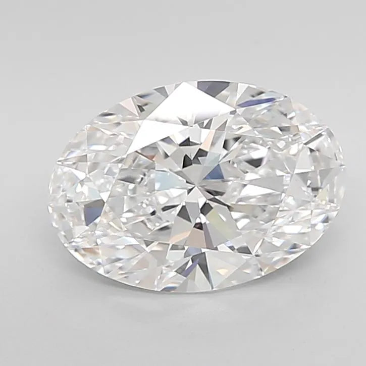 3.04ct Oval Lab Grown Diamond (Colour D, Clarity VVS2, Cut EX, IGI Certified)