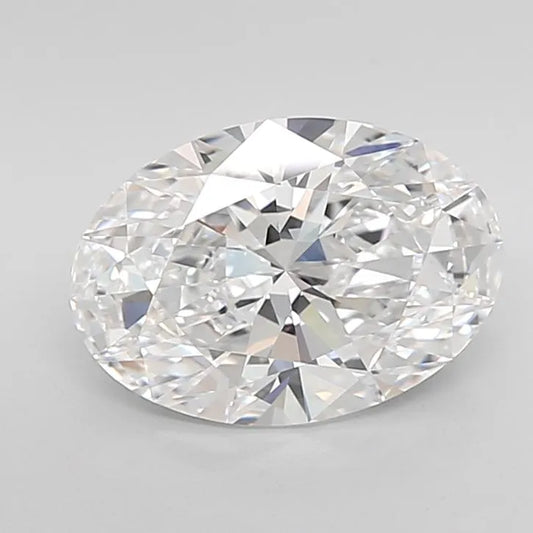 3.04ct Oval Lab Grown Diamond (Colour D, Clarity VVS2, Cut EX, IGI Certified)