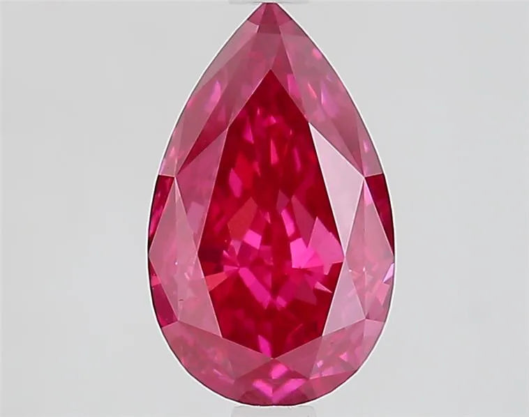 1.79ct Pear Lab Grown Diamond (Colour Fancy Vivid Pink, Clarity VVS2, IGI Certified)