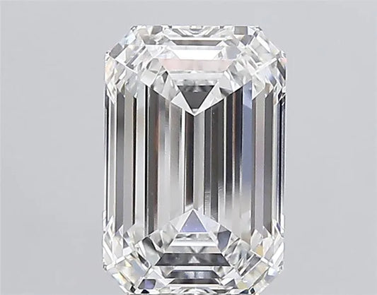 5.69ct Emerald Lab Grown Diamond (Colour F, Clarity VVS2, IGI Certified)