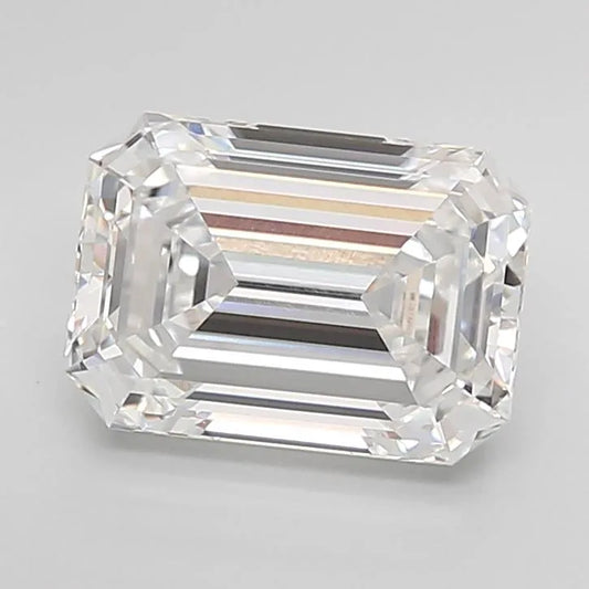 4.01ct Emerald Lab Grown Diamond (Colour F, Clarity VVS2, IGI Certified)