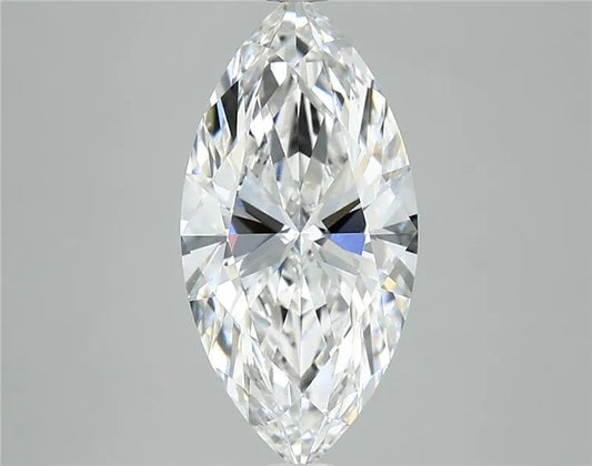 2.92ct Marquise Lab Grown Diamond (Colour D, Clarity VVS2, IGI Certified)
