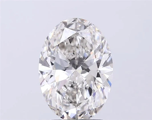 3.01ct Oval Lab Grown Diamond (Colour G, Clarity VS2, IGI Certified)