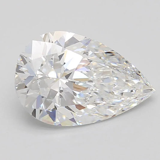 2.82ct Pear Lab Grown Diamond (Colour D, Clarity VVS1, GIA Certified)