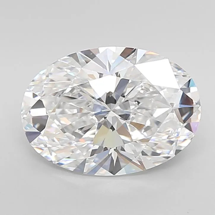 4.31ct Oval Lab Grown Diamond (Colour D, Clarity IF, Cut EX, IGI Certified)