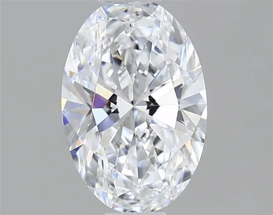 0.50ct Oval Lab Grown Diamond (Colour D, Clarity VVS2, IGI Certified)