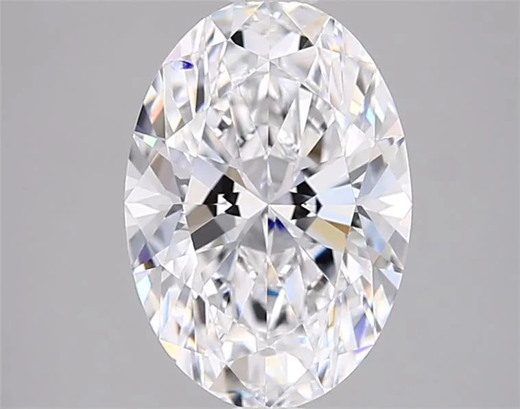 2.50ct Oval Lab Grown Diamond (Colour D, Clarity VVS2, IGI Certified)