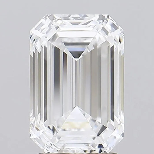 3.00ct Emerald Lab Grown Diamond (Colour D, Clarity IF, IGI Certified)