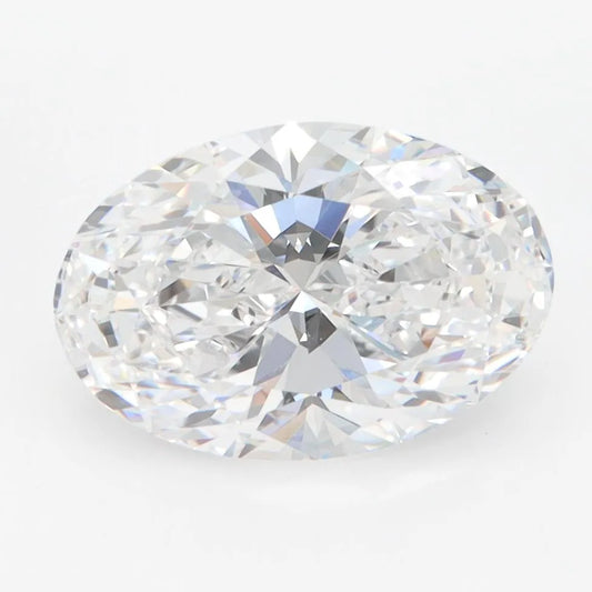 2.77ct Oval Lab Grown Diamond (Colour D, Clarity VVS1, GIA Certified)