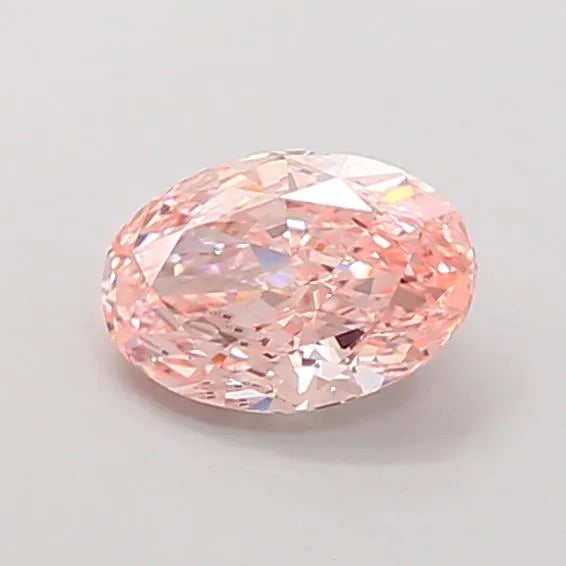 1.01ct Oval Lab Grown Diamond (Colour Fancy Intense Pink, Clarity VS2, IGI Certified)