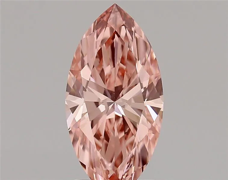 1.45ct Marquise Lab Grown Diamond (Colour Fancy Vivid Pink, Clarity VVS2, IGI Certified)