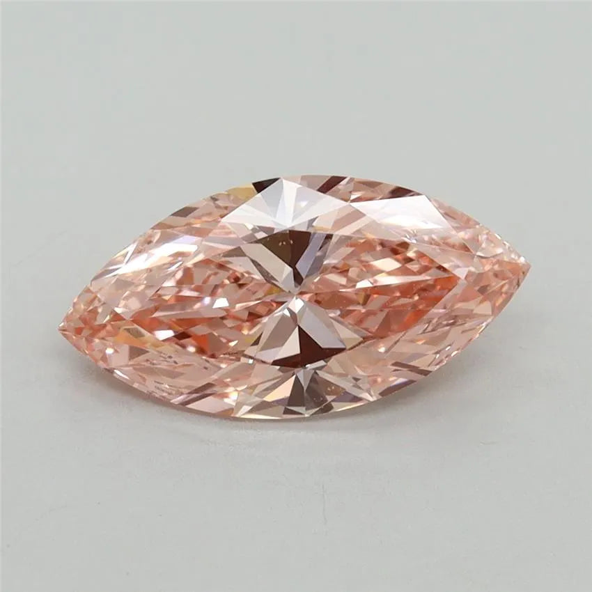 1.53ct Marquise Lab Grown Diamond (Colour Fancy Vivid Pink, Clarity VVS2, IGI Certified)