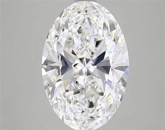 3.00ct Oval Lab Grown Diamond (Colour D, Clarity IF, IGI Certified)