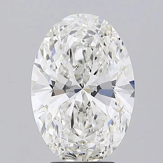 4.03ct Oval Lab Grown Diamond (Colour G, Clarity VVS2, IGI Certified)