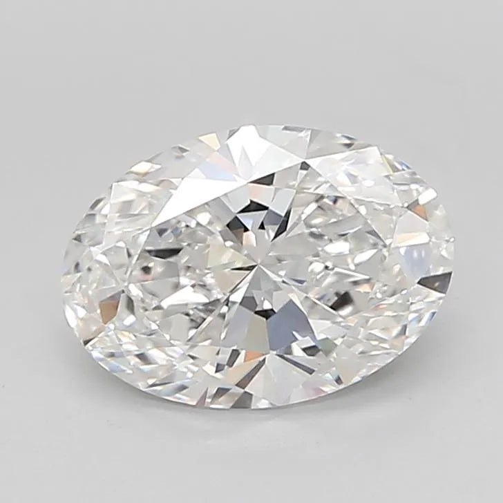 2.55ct Oval Lab Grown Diamond (Colour E, Clarity VVS2, IGI Certified)