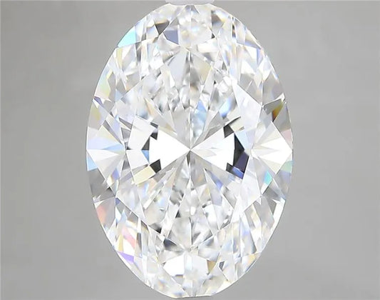 5.08ct Oval Lab Grown Diamond (Colour E, Clarity VVS1, IGI Certified)