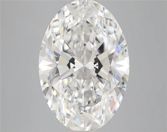 4.07ct Oval Lab Grown Diamond (Colour D, Clarity VVS2, IGI Certified)