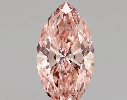 1.54ct Marquise Lab Grown Diamond (Colour Fancy Vivid Pink, Clarity VVS2, IGI Certified)