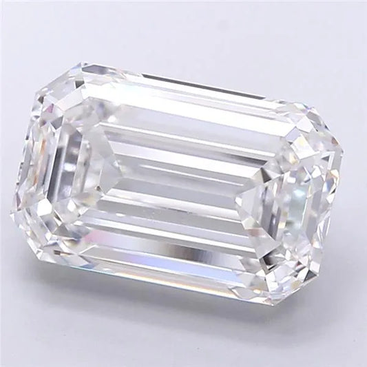 7.00ct Emerald Lab Grown Diamond (Colour E, Clarity VVS2, IGI Certified)